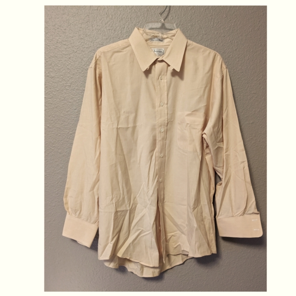 VTG Burberry of London Men's Shirt Long Sleeves Button Down Dress Shirt 16.5 33 - Picture 2 of 7